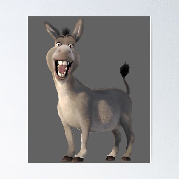 Cartoon Burro Shrek Silhouette @