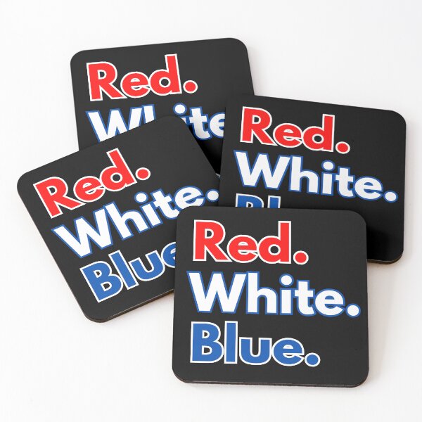 Item preview, Red White Blue American USA Flag colors July 4 Pride design designed and sold by Uplife-MyStore.