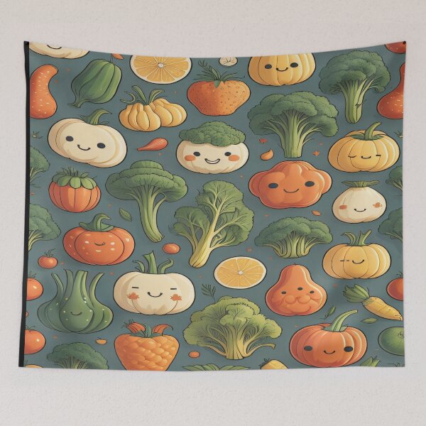 Item preview, Cute Vegetables Pattern designed and sold by Itsheartshop.