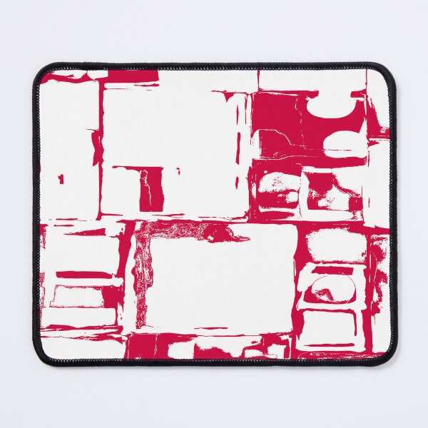 Item preview, Geometric Rectangular and Abstract Shapes in Red designed and sold by deniselynnimage.