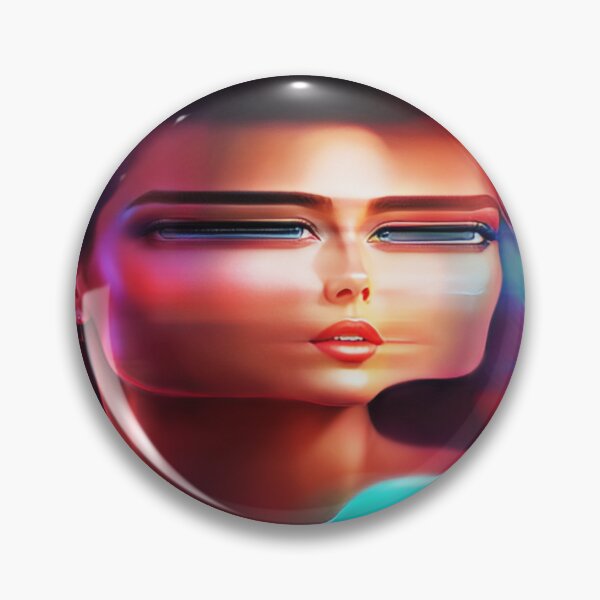 Item preview, Futuristic Psychedelic Woman designed and sold by GreissDesign.