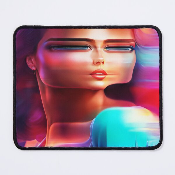 Item preview, Futuristic Psychedelic Woman designed and sold by GreissDesign.