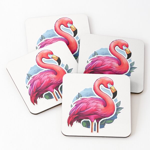 Item preview, Quiet flamingos designed and sold by Stickermagician.