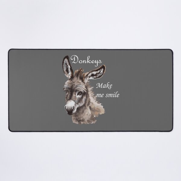 Item preview, Donkeys Make Me Smile Cute Miniature Donkey Lovers   	 designed and sold by yegzokqoj6.