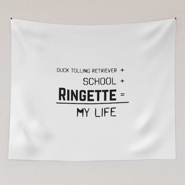 Item preview, Duck Tolling Retriever + school + Ringette  = my life designed and sold by EmeraldeaArt.