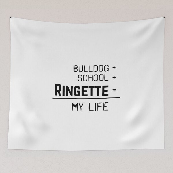 Item preview, Bulldog + school + Ringette  = my life designed and sold by EmeraldeaArt.