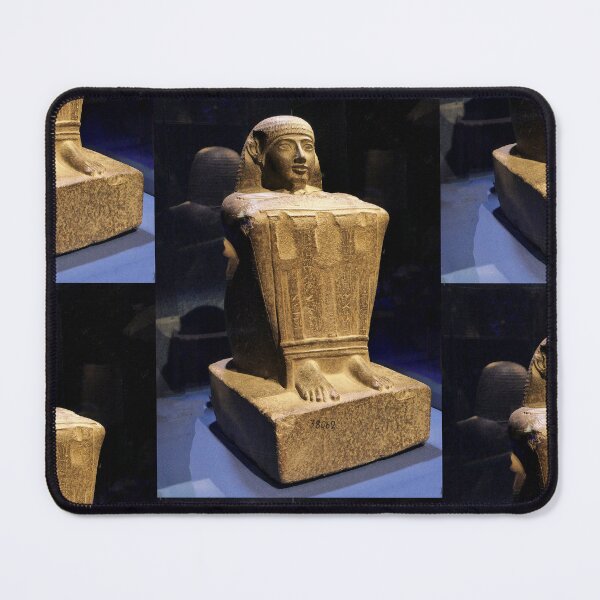 Item preview, vr 3320 / finition 2023 - 8  Statue cube du Vizir Paser du pharaon ramsès ll tenant les emblèmes de Thèbes - nouvel empire,19 éme dynastie - Okaio Créations  Olavia-Olao designed and sold by o.okaïo.