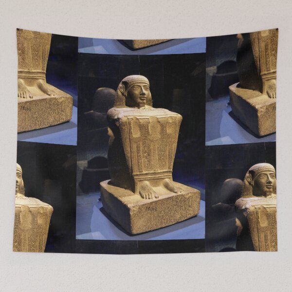 Item preview, vr 3320 / finition 2023 - 8  Statue cube du Vizir Paser du pharaon ramsès ll tenant les emblèmes de Thèbes - nouvel empire,19 éme dynastie - Okaio Créations  Olavia-Olao designed and sold by o.okaïo.