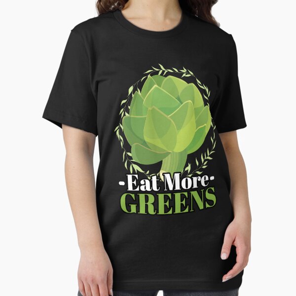 Artikel-Vorschau von Eat More Green Artischocken Vegan, designt und verkauft von MooonTees.