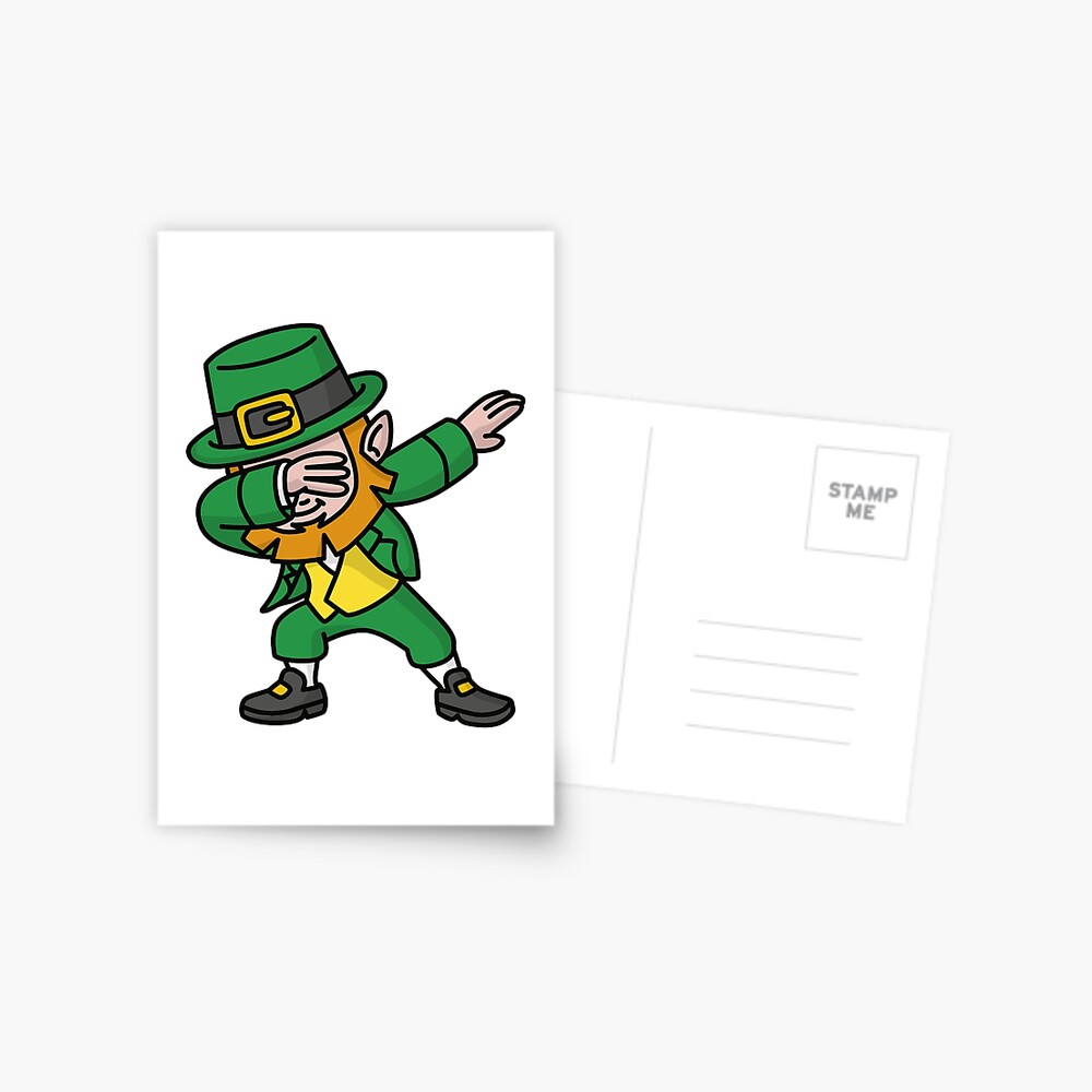 Dab dabbing leprechaun St. Patrick's day Poster for Sale by LaundryFactory