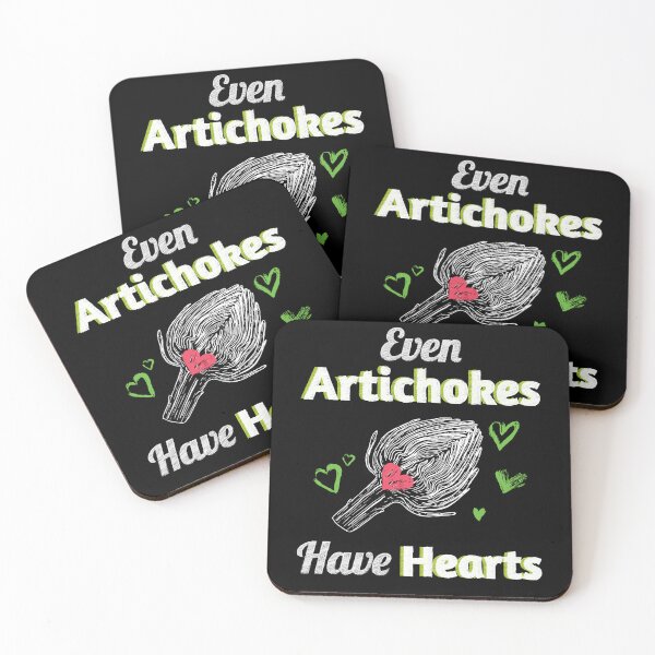 Item preview, Artichokes Have Hearts Vegan designed and sold by MooonTees.