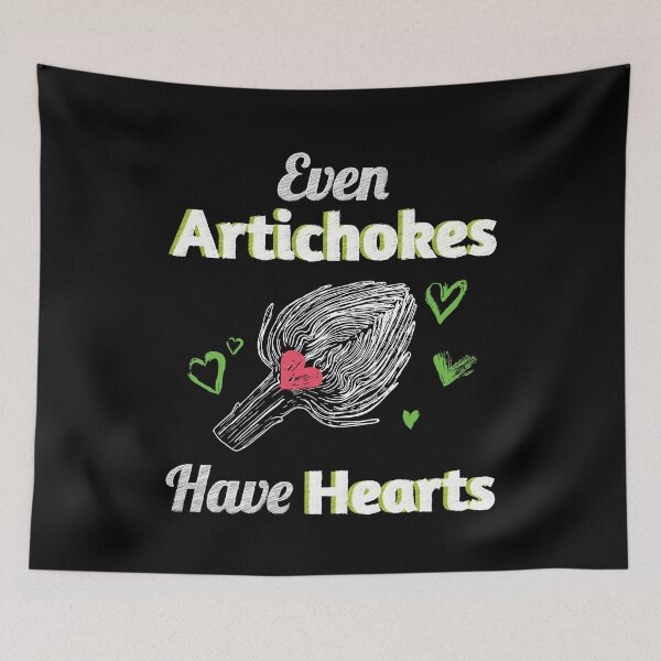 Item preview, Artichokes Have Hearts Vegan designed and sold by MooonTees.