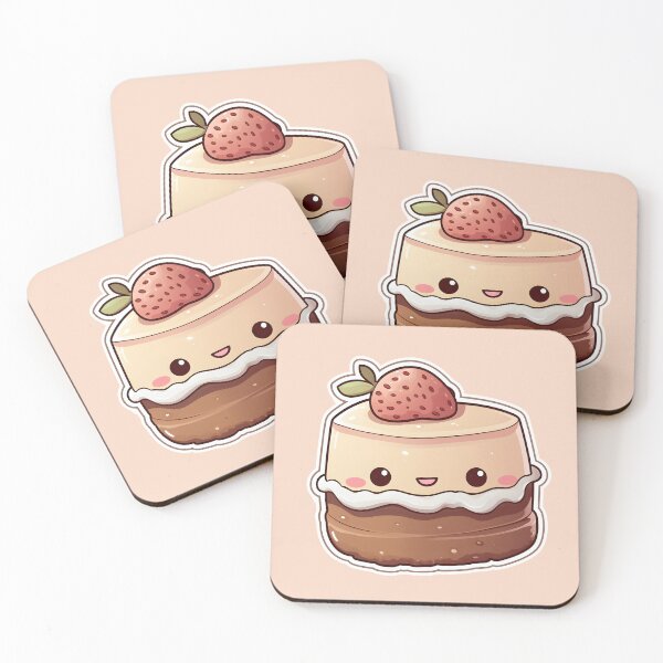 Item preview, Coffee Cuddles: Kawaii "Tiramisu Desserts 2" designed and sold by HIKARI Creations.