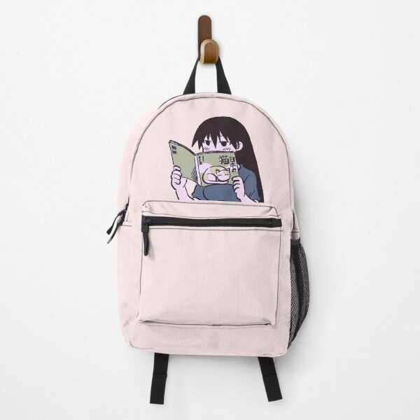 Item preview, I draw pink pastel sakaki reading a cute cat picture book / azumanga daioh manga designed and sold by RansRoom.