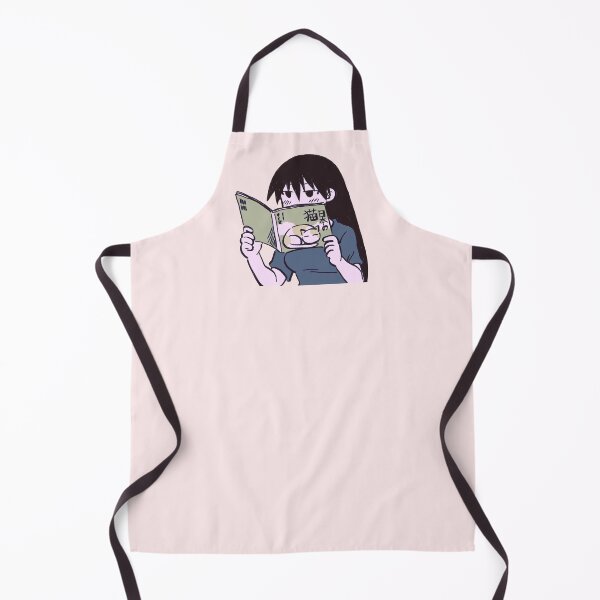 Item preview, I draw pink pastel sakaki reading a cute cat picture book / azumanga daioh manga designed and sold by RansRoom.