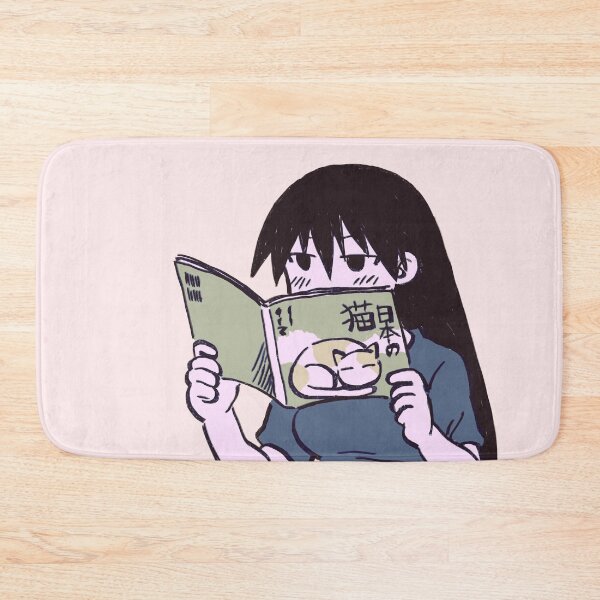 Item preview, I draw pink pastel sakaki reading a cute cat picture book / azumanga daioh manga designed and sold by RansRoom.