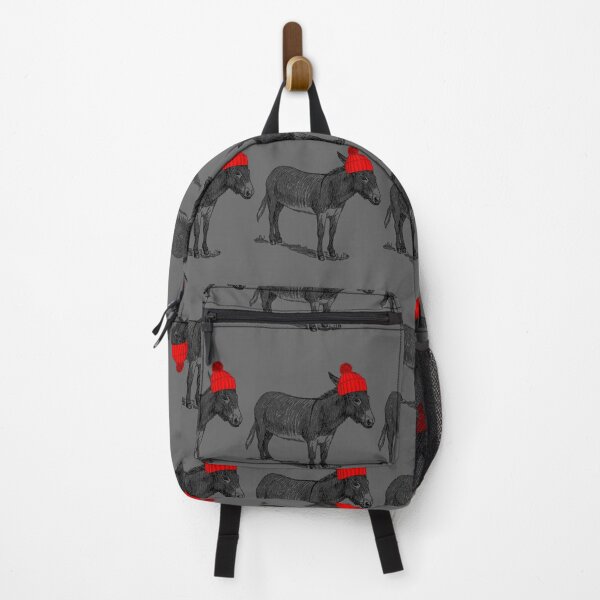 Item preview, Donky Mule Burro wearing a beanie hat.   	 designed and sold by yegzokqoj6.