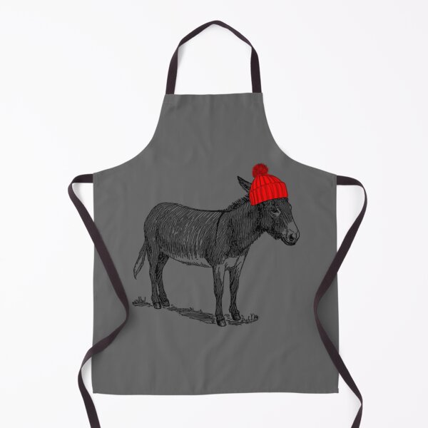 Item preview, Donky Mule Burro wearing a beanie hat.   	 designed and sold by yegzokqoj6.