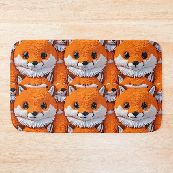 Item preview, plush fluffy toy face,baby fox designed and sold by kiyaansh16.