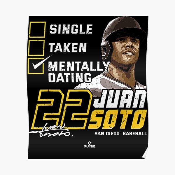 Juan Soto San Diego Padres Baseball Poster Man Cave Sports 