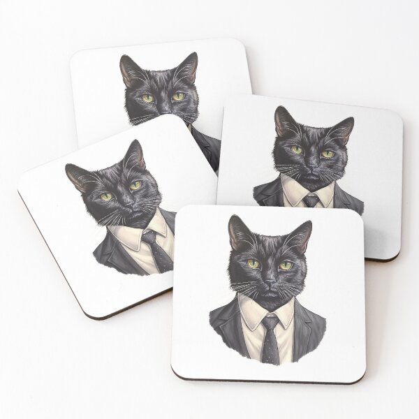 Item preview, Cat like a boss, in a suit and tie. The concept of a businessman, an executive designed and sold by ENTERBOX.