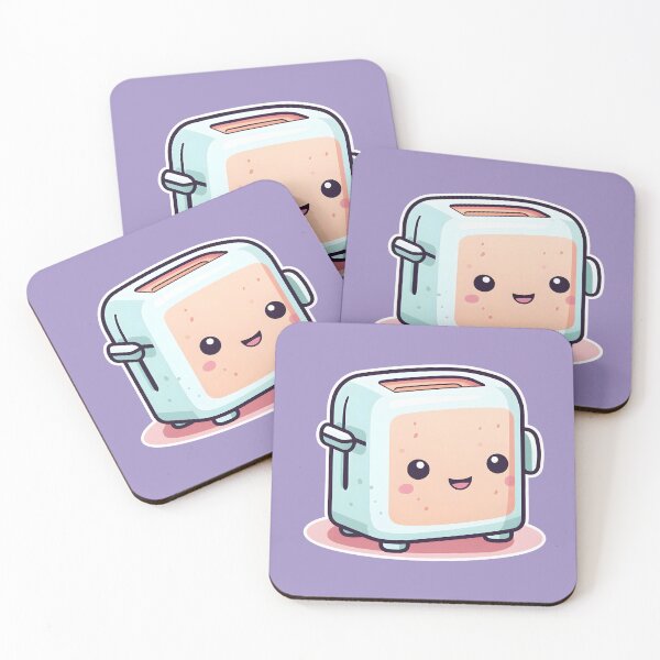 Item preview, Coffee Cuddles: Kawaii "Toaster" designed and sold by HIKARI Creations.