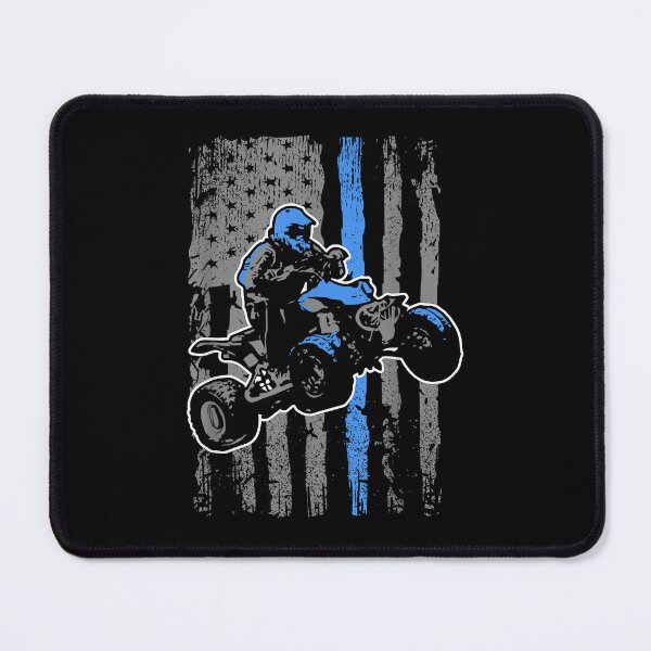 Item preview, American Flag Four Wheeler Quad Men ATV Riding Gift designed and sold by KelliEvanse.
