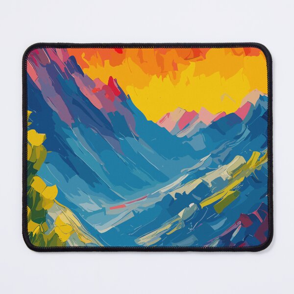 Item preview, Digital oil painting of nature forest landscape designed and sold by scribbles-23.