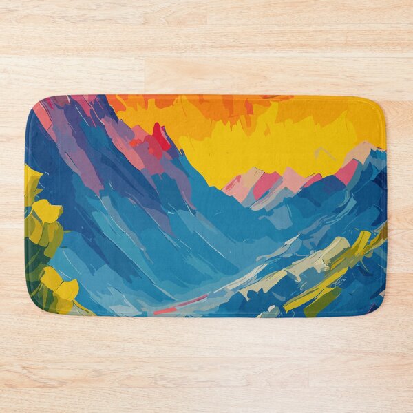Item preview, Digital oil painting of nature forest landscape designed and sold by scribbles-23.