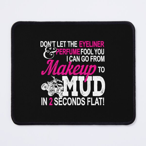 Item preview, ATV Girl Makeup to Mud Gift Pink Quad Bike Women designed and sold by KelliEvanse.