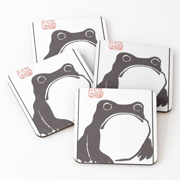 Item preview, grumpy frog Japanese matsumoto hoji designed and sold by MarcelJacquot.