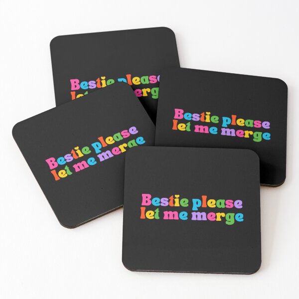 Item preview, Bestie Please Let Me Merge designed and sold by StickerSparkle.