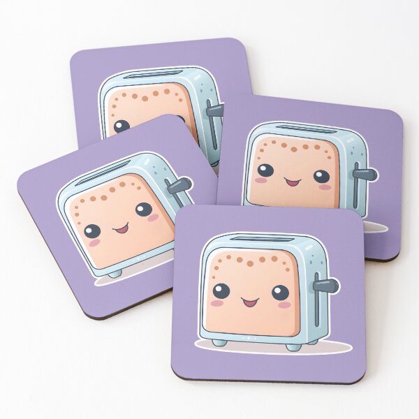 Item preview, Coffee Cuddles: Kawaii "Toaster 2" designed and sold by HIKARI Creations.