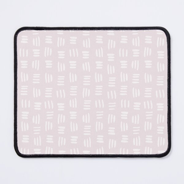 Item preview, Triad Lines in White on Light Pink designed and sold by Meena-and-Fox.