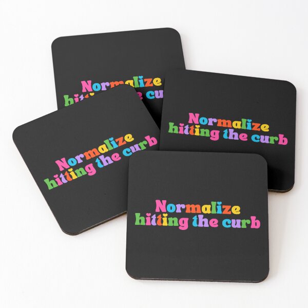 Item preview, Normalize Hitting The Curb designed and sold by StickerSparkle.