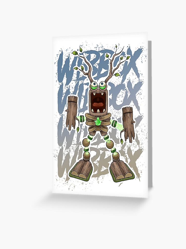 rare wubbox - my singing monsters wubbox | Greeting Card