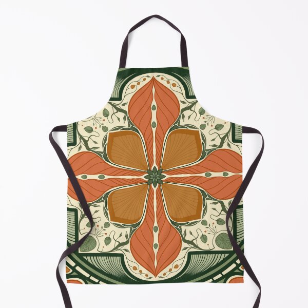 Item preview, Art Nouveau Floral Tile designed and sold by viridessense.