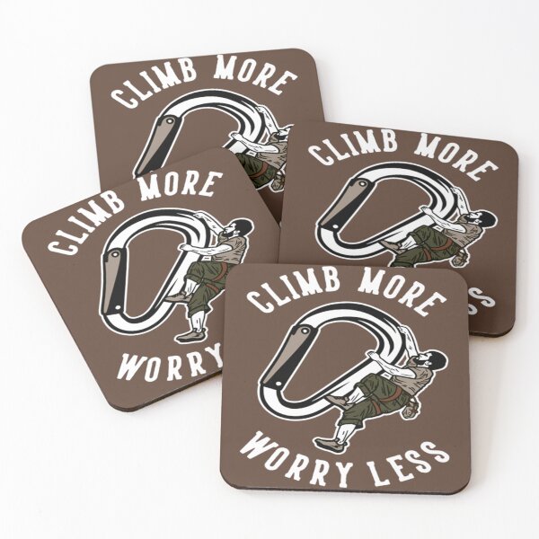 Item preview, climb more worry less designed and sold by ToomeyTrevor.