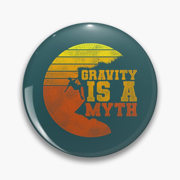 Item preview, Climbing Gravity Is A Myth Retro Climb designed and sold by ToomeyTrevor.