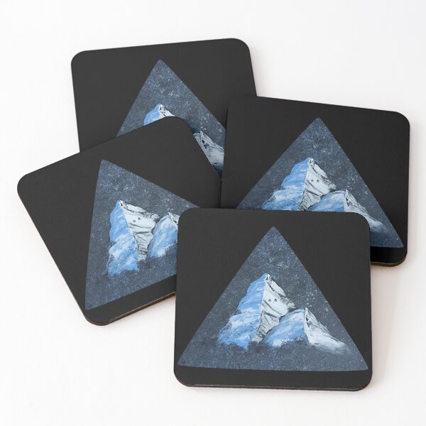 Item preview, Cute snowy blue mountain designed and sold by floofrealm.