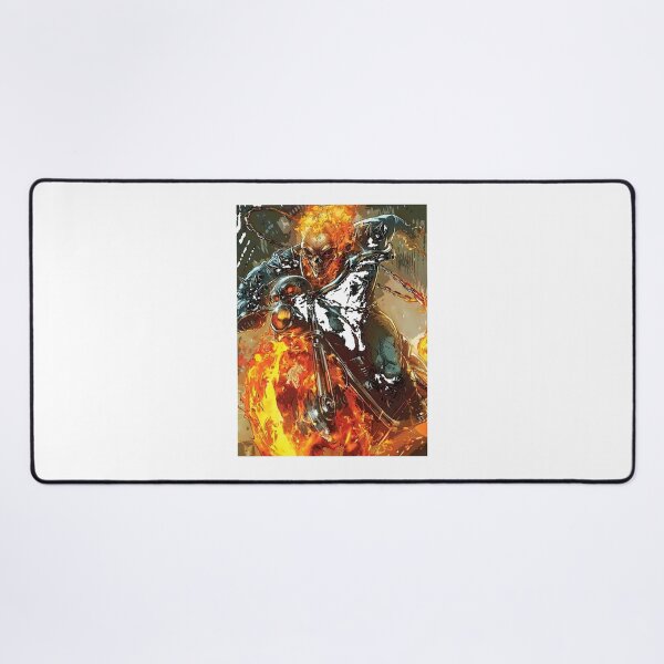 Item preview, Ghost Rider Fire Skeleton On Motorcycle designed and sold by wejovohdwrb48.