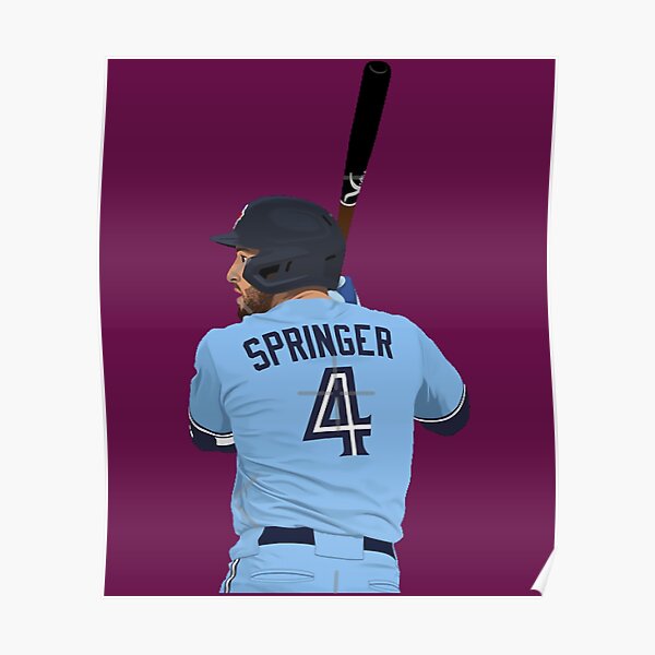 George Springer Superstar Toronto Blue Jays MLB Baseball Action Post –  Sports Poster Warehouse