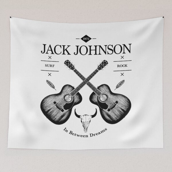 Item preview, Jack Johnson Acoustic Guitar Vintage Logo designed and sold by ModeWhipKing.