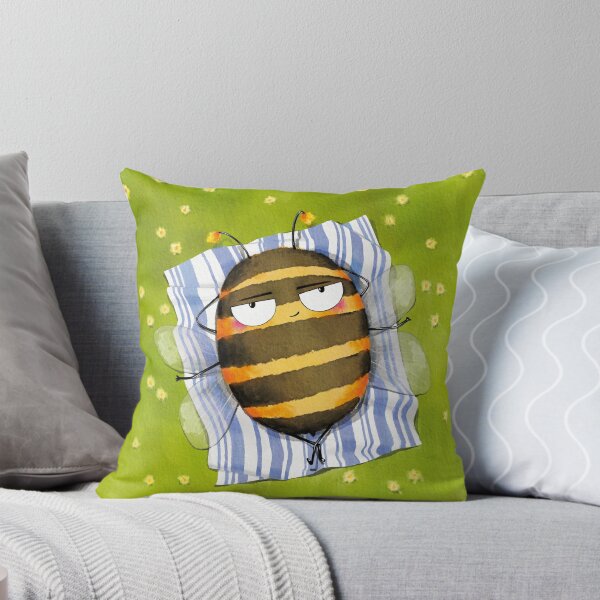 Item preview, Bee is relaxing in the sun vertical  designed and sold by Anya Illustration Studio.