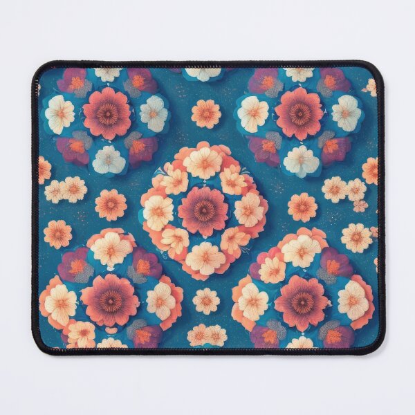 Item preview, Floral Area Rugs Botanical Flower Pattern designed and sold by LILKWORLD.