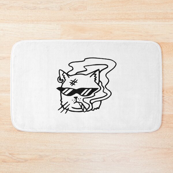 Item preview, Cool and Edgy Gangsta Cat Art designed and sold by InkStation24.