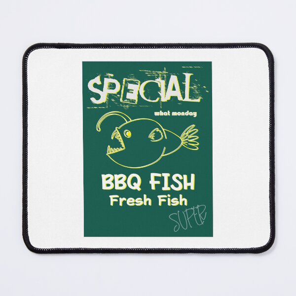 Item preview, bbq fish designed and sold by sidneystudio.