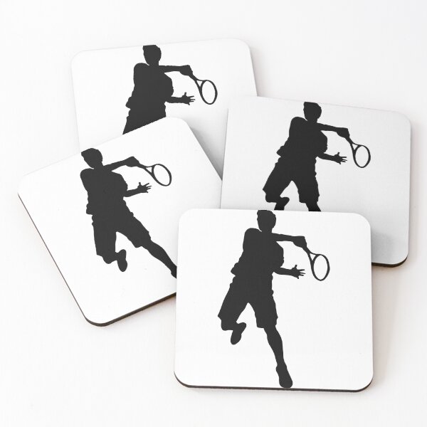 Item preview, Elegant Black Ink Tennis Player designed and sold by InkStation24.