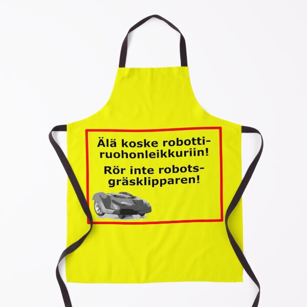 Item preview, Do not touch the robot lawnmower designed and sold by CB Photography and Design.