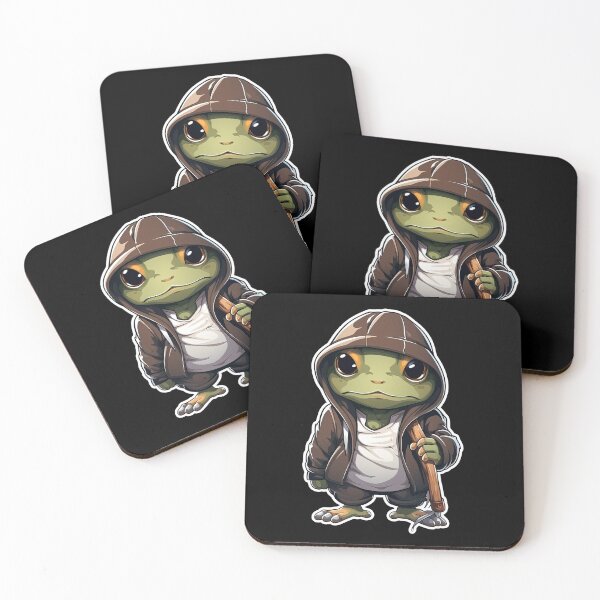 Item preview, Cool Frog in casual clothing designed and sold by Sidewayanimals.